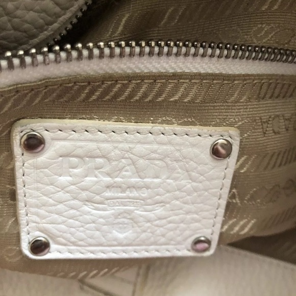 Prada Vitello Daino leather hobo with chain strap Authentic, EUC - Picture 6 of 16